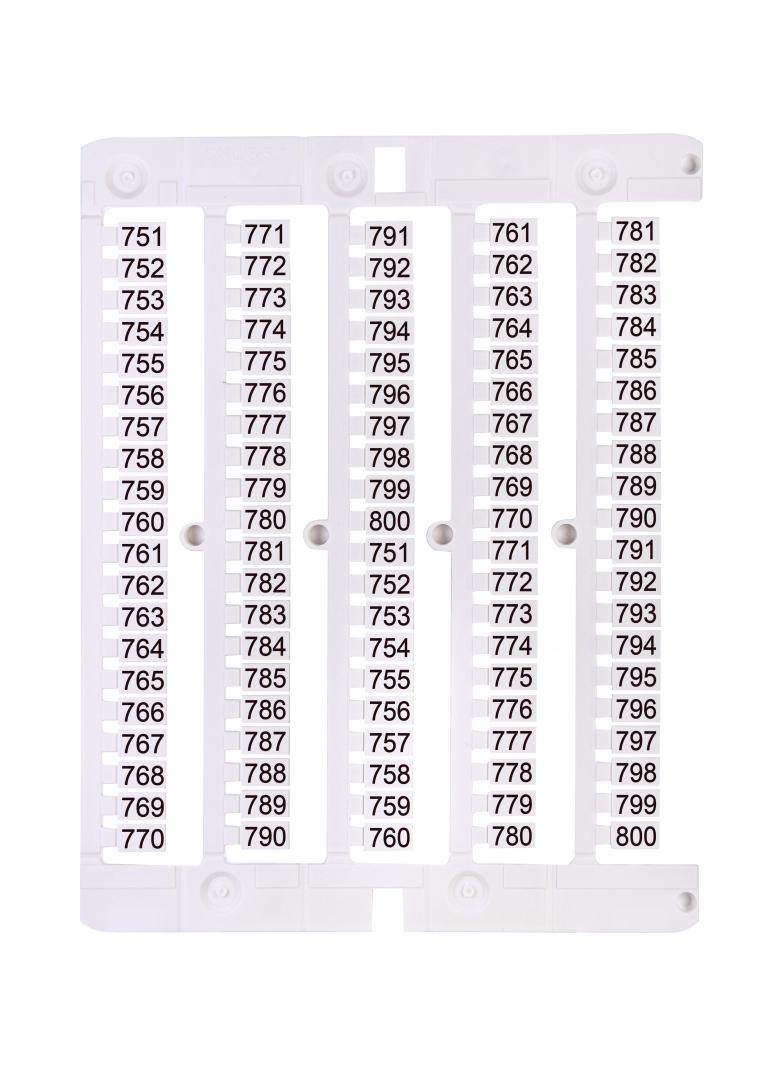 Oznacznik 751 do 800 (100 szt.) ES-NU0851751 003903092 ETI