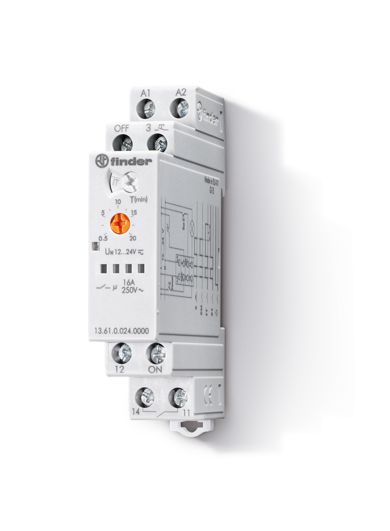 Elektroniczny przekaźnik bistabilny serii 13: 1Z 16A 110…240V AC 13.61.8.230.0000 /5szt./ FINDER