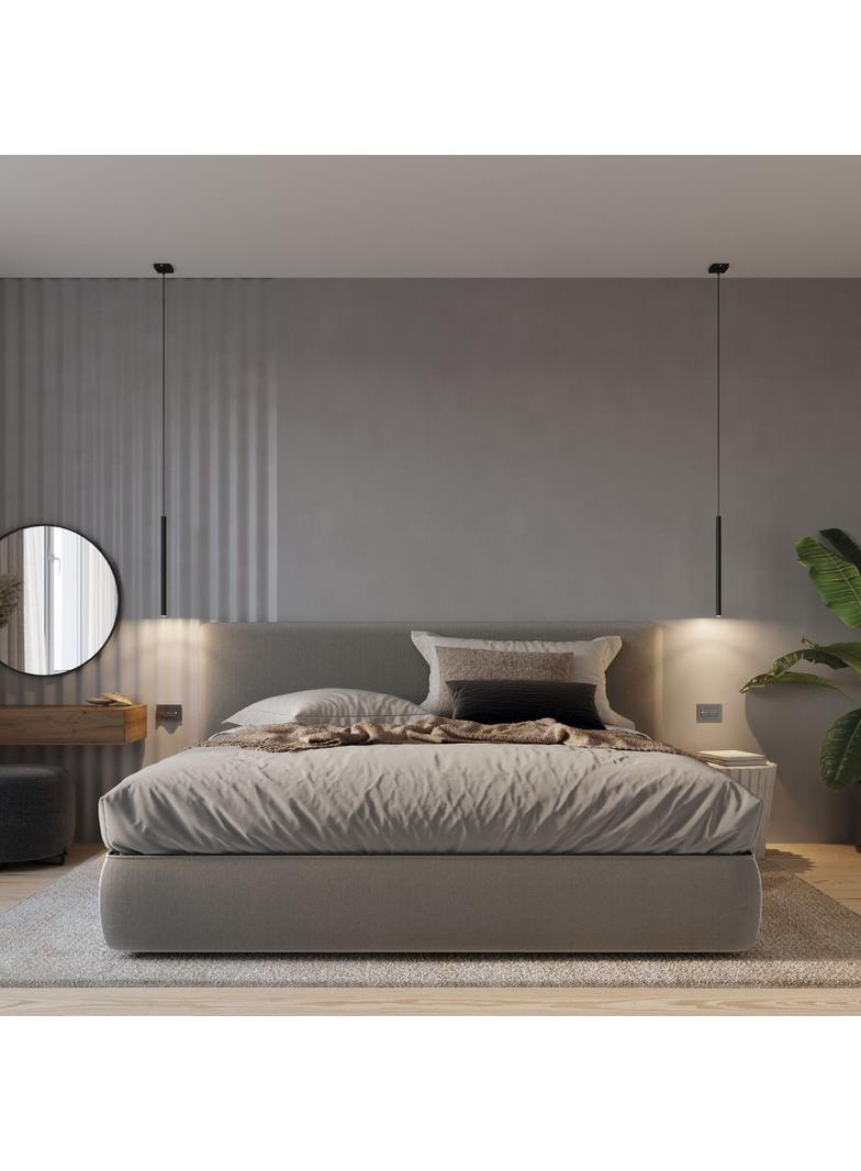 Sollux Lampa wisząca PASTELO 1 czarna SL.0469