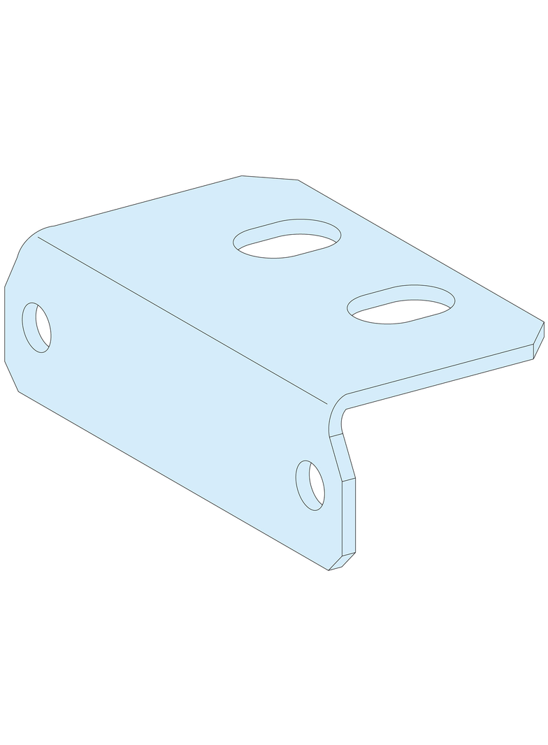 Rozdzielnice PrismaSet, kliny montażowe do szyn 5mm 100sztuk