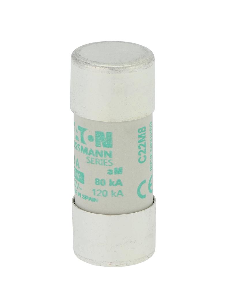 CYLINDRICAL FUSE 22 x 58 8A AM 690V AC Wkładka cylindryczna 22 x 58mm 8A AM 690V AC C22M8 EATON