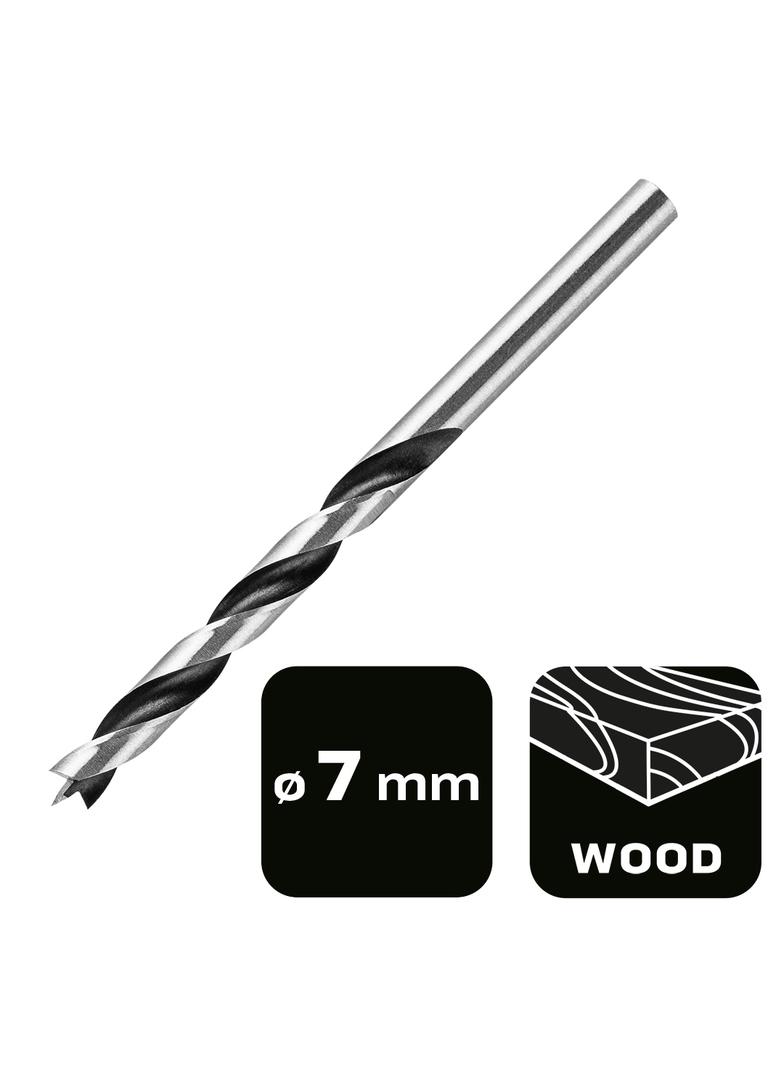 Wiertło do drewna spiralne 7x105mm GRAPHITE 57H274 GTX 57-274 GTX Poland