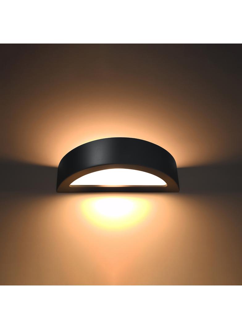 Sollux Kinkiet ceramiczny ATENA czarny SL.0874