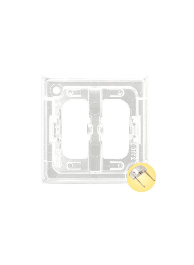 ARIA Zespół podświetlenia led złoty - kolor bezbarwny