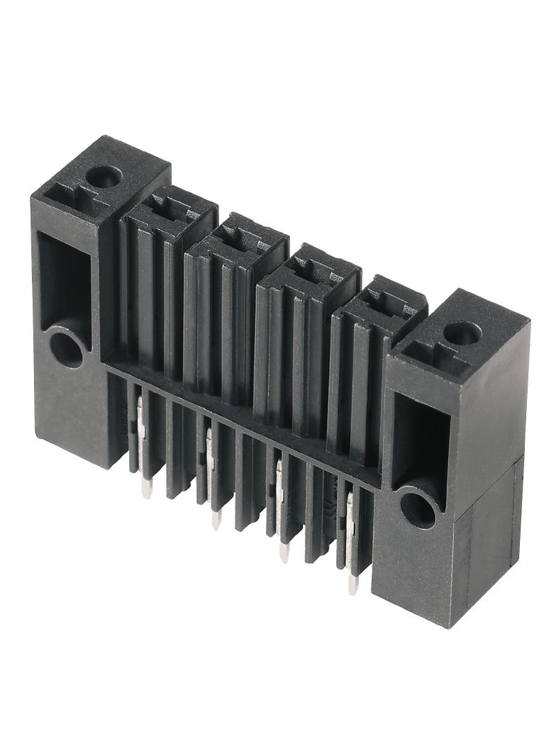 BVL 7.62HP/04/180FI 3.5SN BK BX Wtyki PCB (złącza płyty), 7.62 mm, Liczba biegunów: 4, kąt odejścia: 180° /100szt./ 1928750000 WEIDMÜLLER