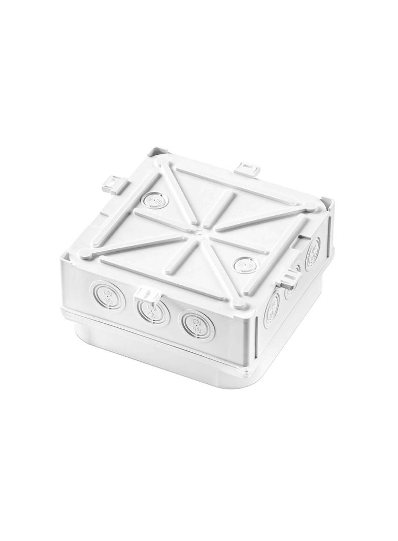 N180x180S Puszka naścienna 88 x 188 x 188  mm, bezhalogenowa, samogasnąca, UV, IP 67 - kolor biały