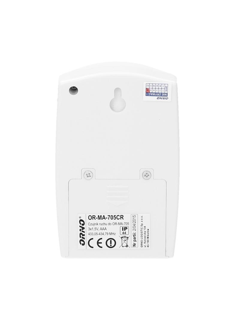 Zestaw czujników ruchu z sygnalizacją bezprzewodową IP44,120m learning system bateryjny OR-MA-710 OR