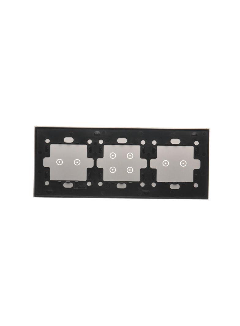 Simon 54 Touch Panel dotykowy S54 Touch 3 moduły 2 pola dotykowe poziome + 4 pola dotykowe + 2 pola dotykowe poziome srebrna mgła DSTR3242/71 KONTAKT