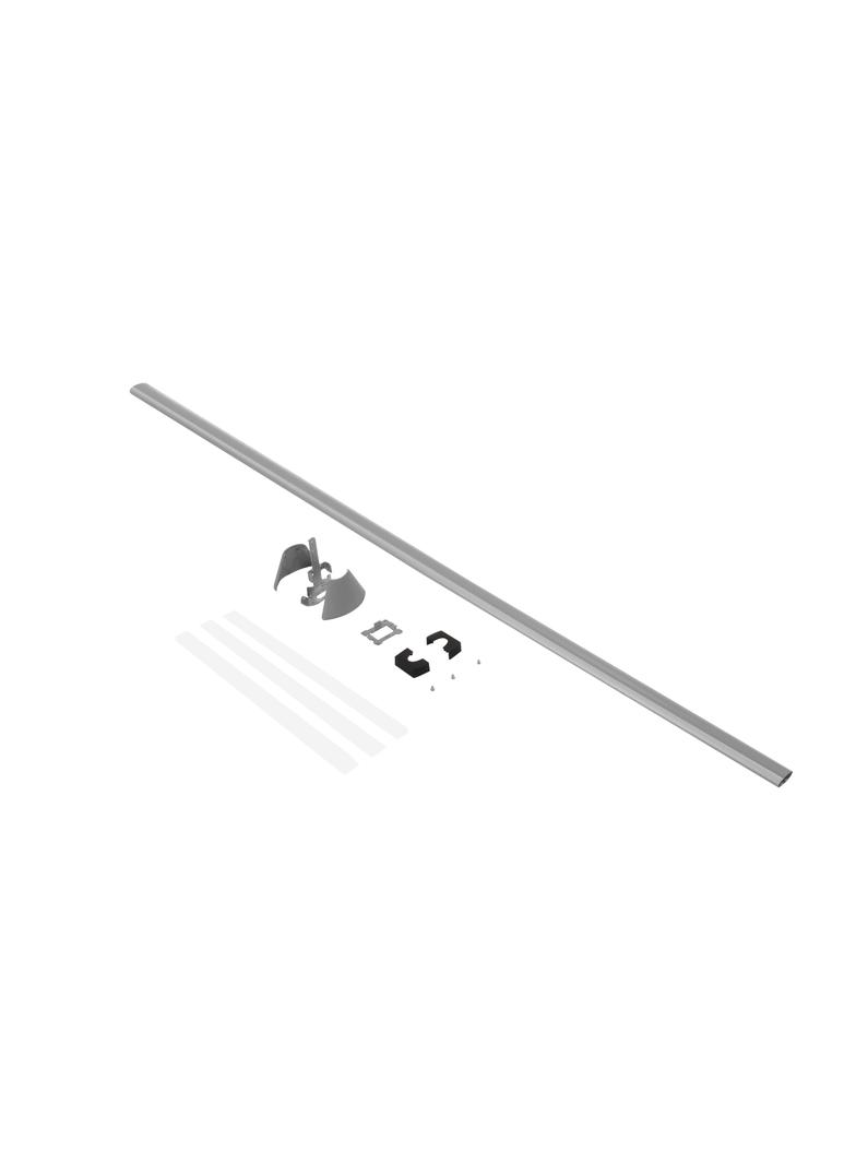 Zestaw do zasilania minikolumny 1-komorowej 2-stronnej, czarny, Legrand