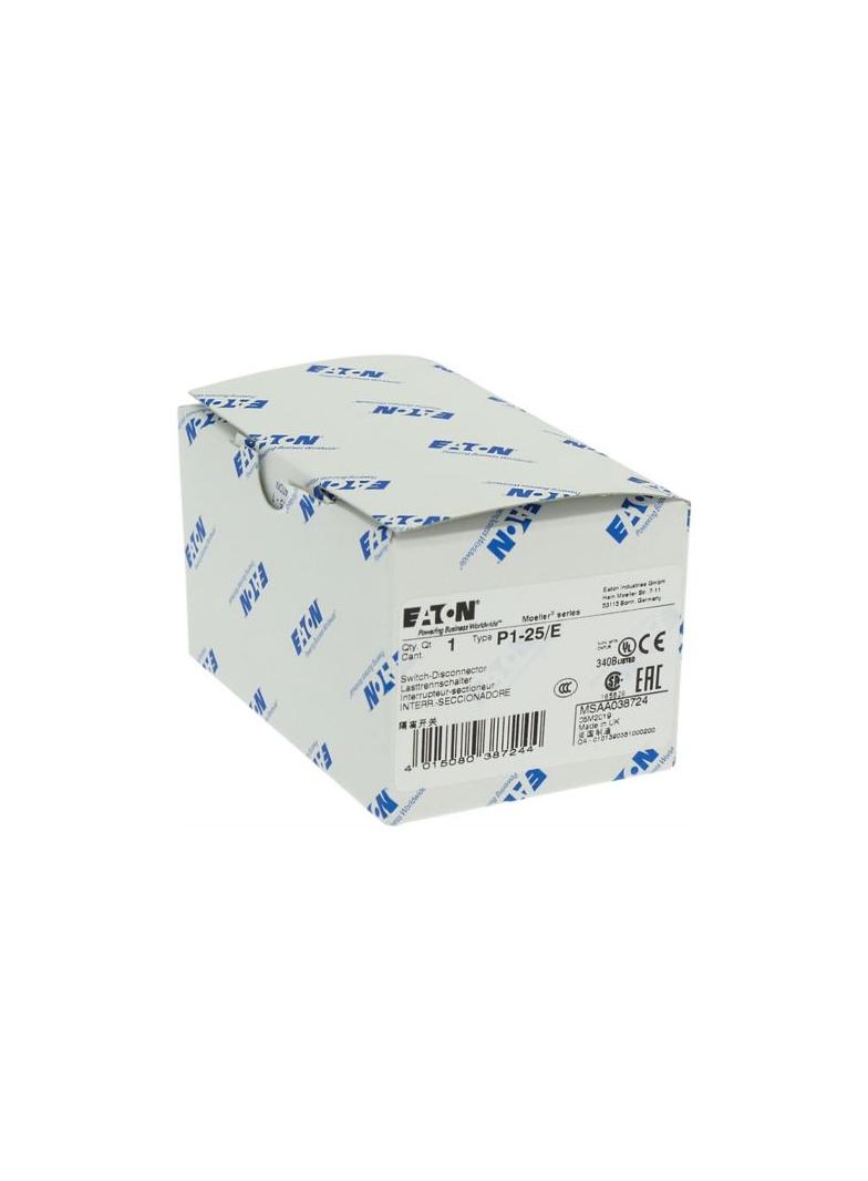 Łącznik krzywkowy-1 3P 25A do wbudowania P1-25/E 038724 EATON