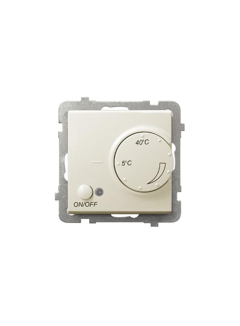 SONATA Regulator temperatury z czujnikiem napowietrznym - kolor ecru