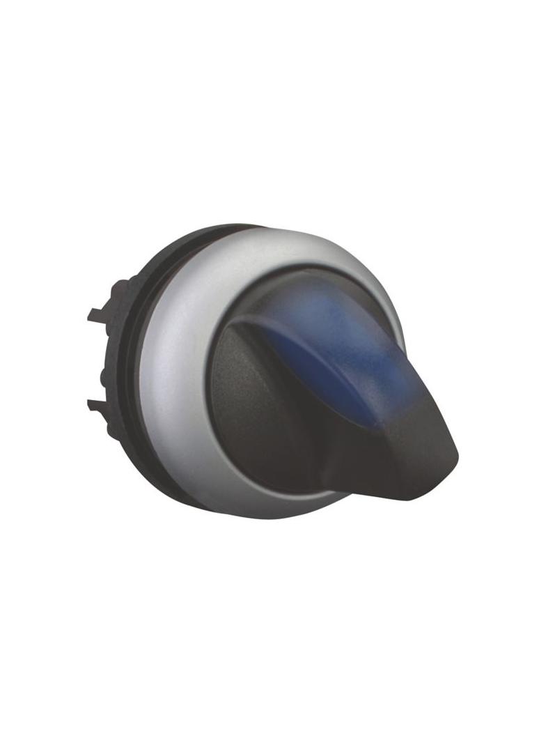 M22-WLKV-B Przełącznik 2 położeniowy niebieski bez samopowrotu i z możliwością podświetlenia 284397