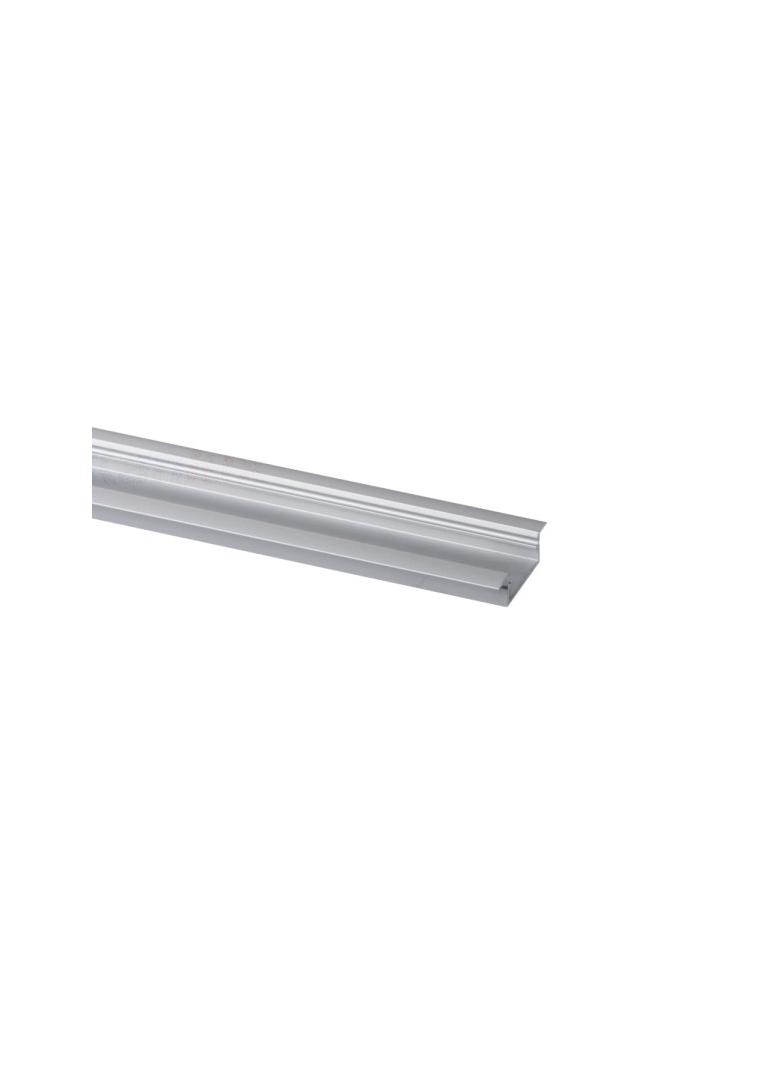 PROFILO K Profil do taśm LED PROFILO K 1M (kpl.10 szt.x1m) anodowany KANLUX