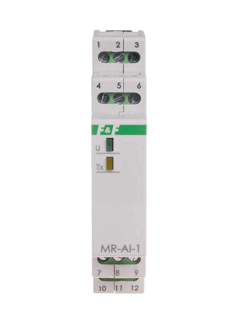 Moduł rozszerzeń WEJŚĆ analogowych z wyjściem MODBUS RTU 1 moduł MAX-MR-AI-1 F&F