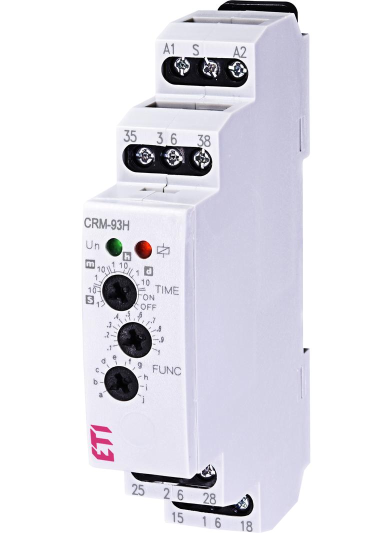 Wielofunkcyjny elektroniczny przekaźnik czasowy UNI CRM-93H UNI 002470002 ETI