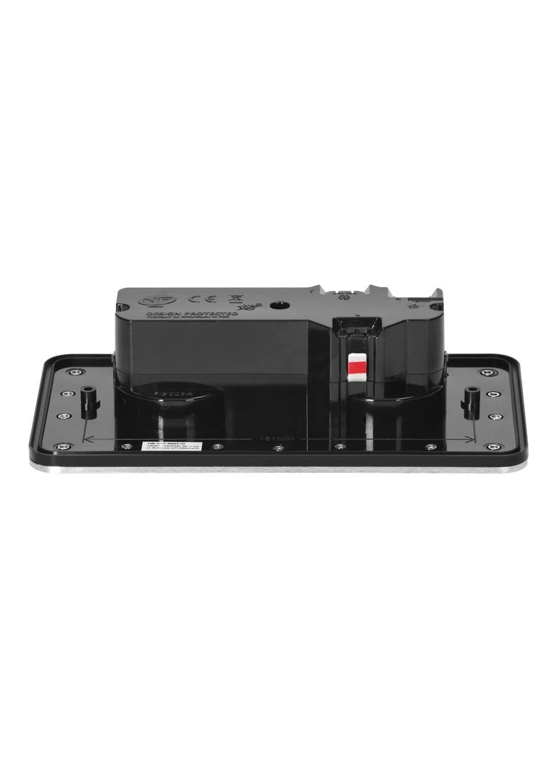 Hermetyczne gniazdo elektryczne podwójne prostokątne IP55 kąt otwarcia 110 st. szczotkowane aluminium OR-GM-9047/G ORNO