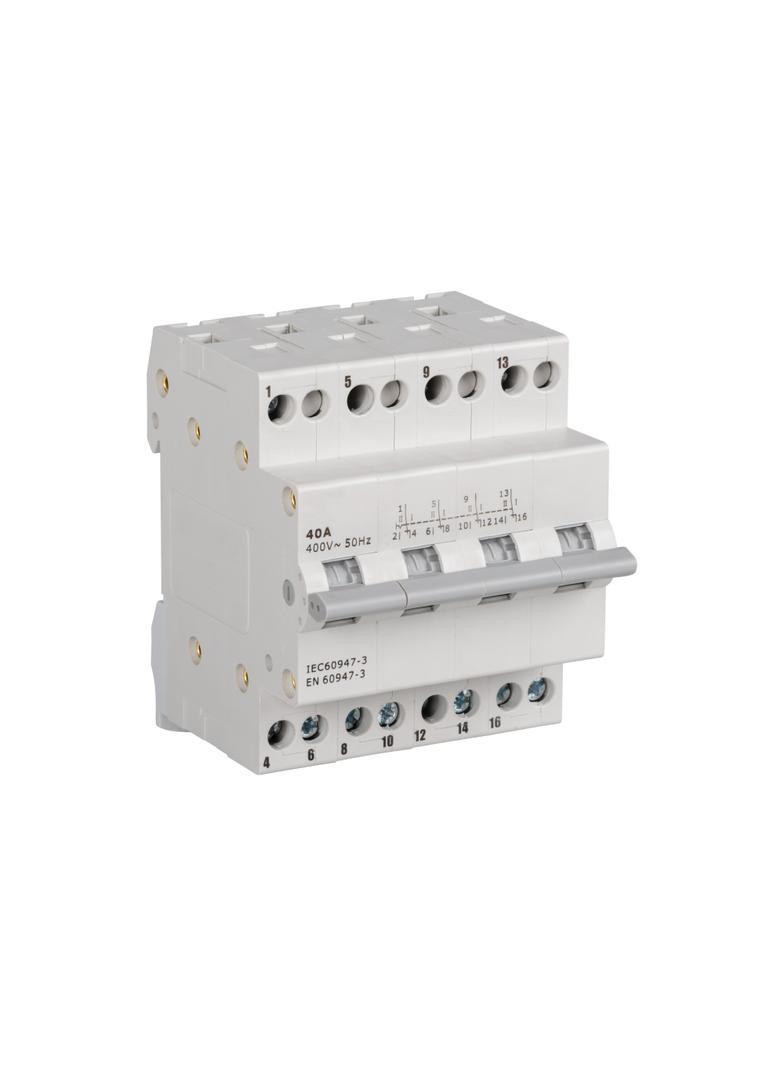 Przełącznik instalacyjny 4P 40A KCS-40A/4P IDEAL 23258 KANLUX