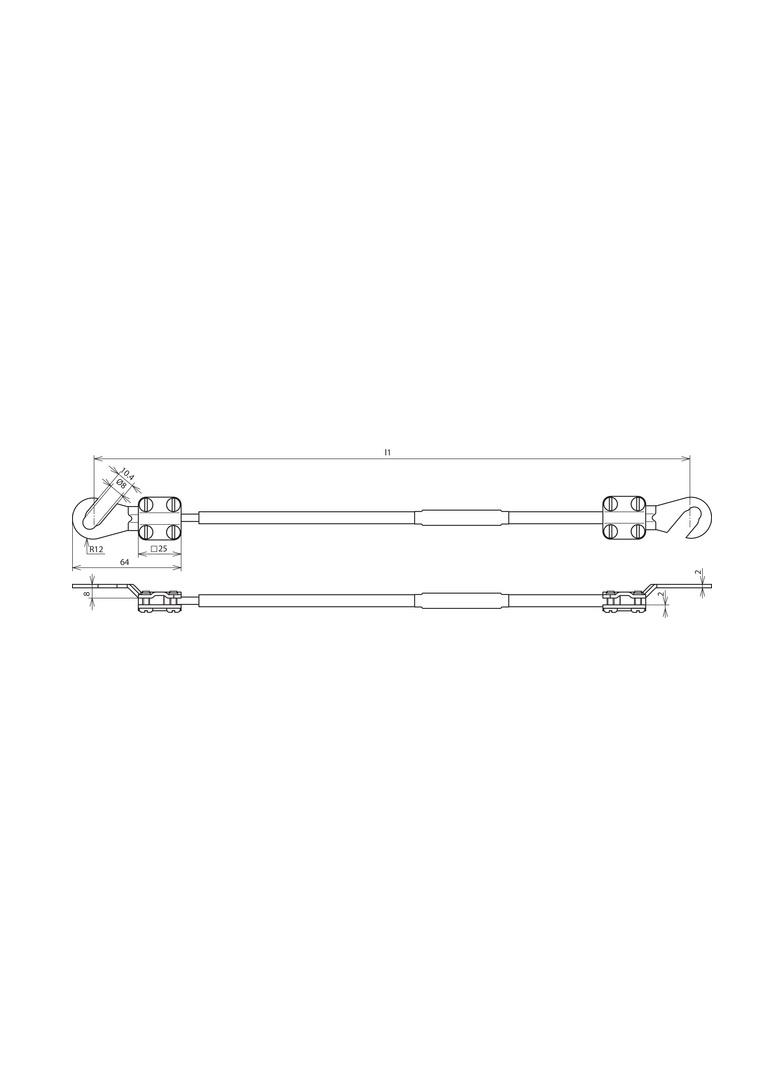 Kabel uziemiający 16 mm2 / dł. 25,0 m (kolor zielono-żółty) 417125 DEHN