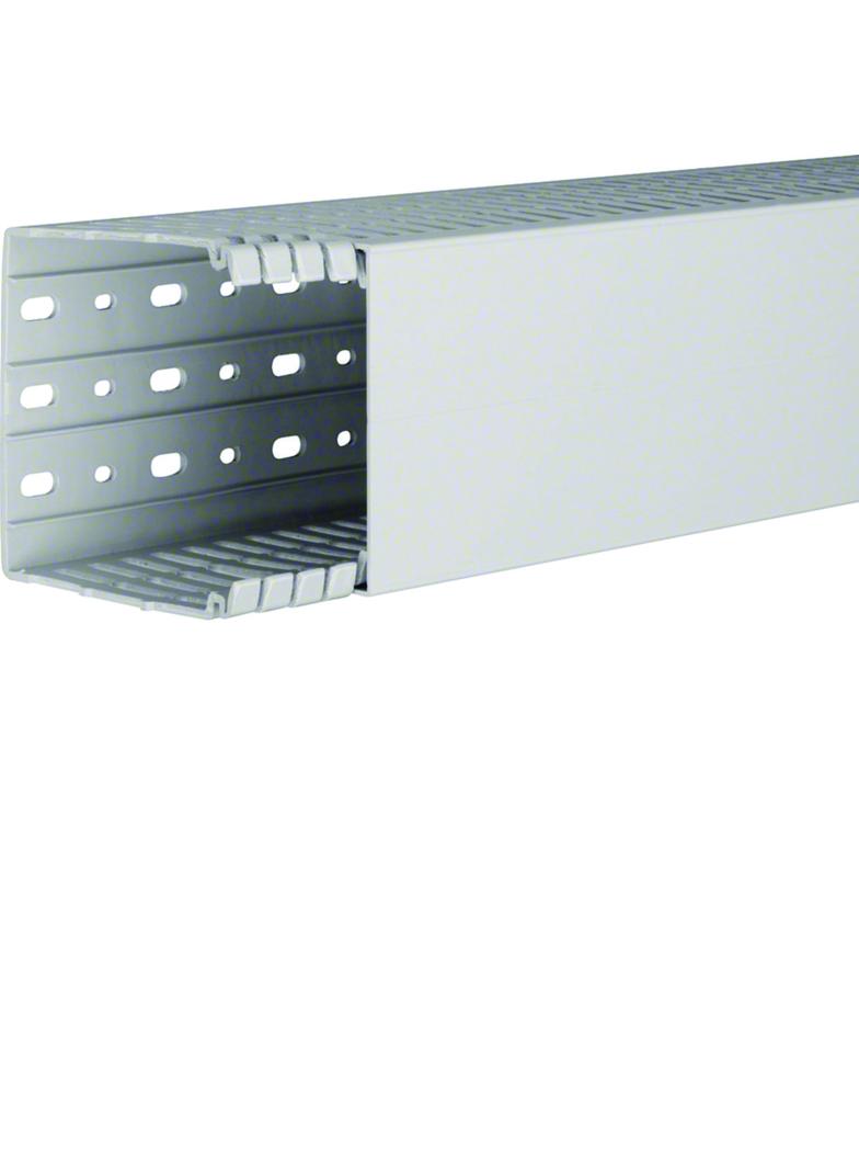 tehalit.HA7 Kanał grzebieniowy bezhalogenowy 100x100mm jasnoszary HA7100100 HAGER