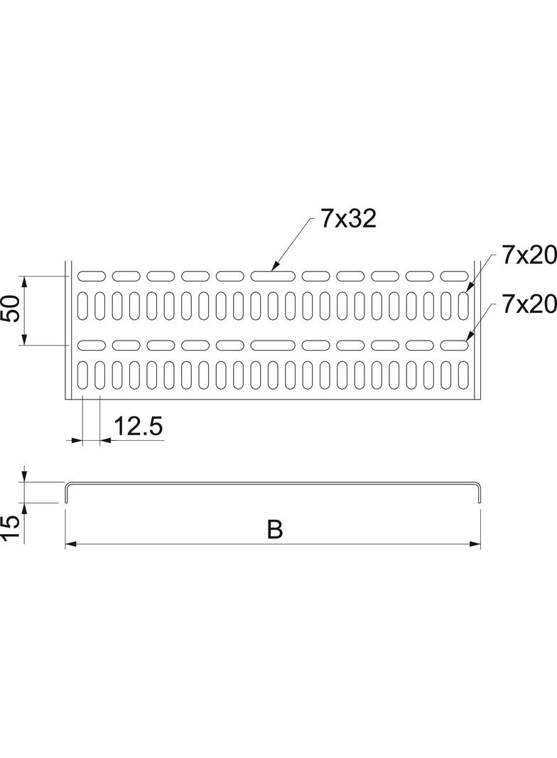 KORYTKA OKRĘTOWE 3M 1,0 15X10
