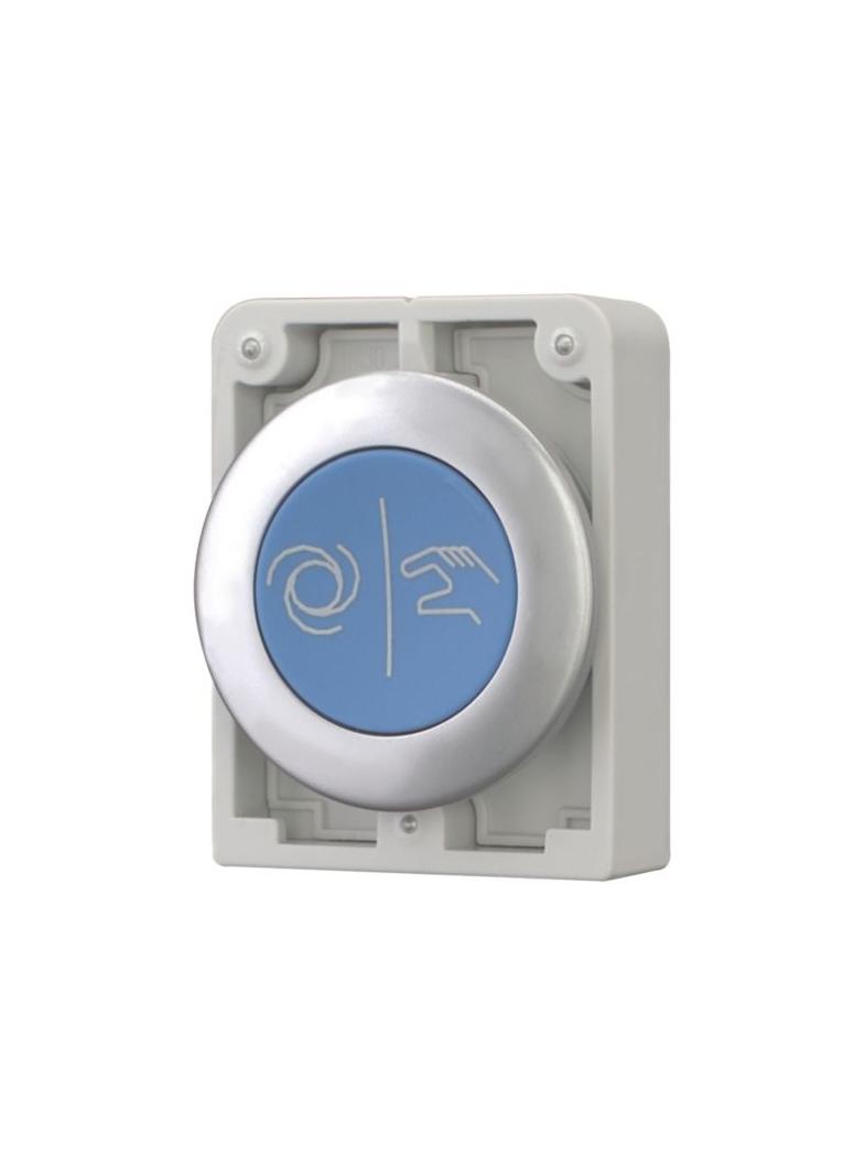 M30C-FD-B-X217 Przycisk 30mm płaski niebieski X217 z samopowrotem 182967 EATON