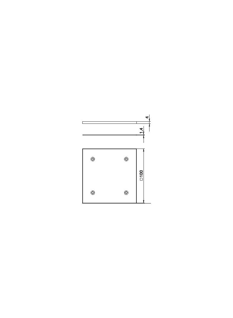 DATF, PŁYTA POKRYW.USZCZELNIONA ZE ŚRUB.