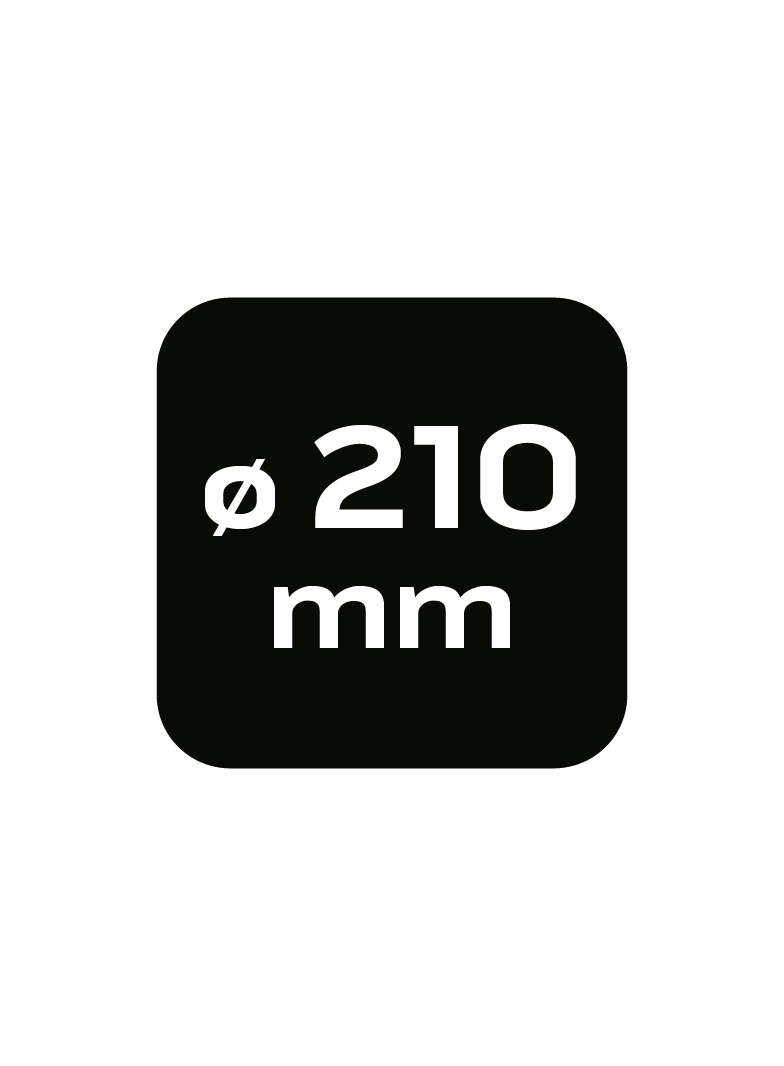 Tarcza do pilarki, widiowa, 210 x 30 mm, 100 zębów, do aluminium
