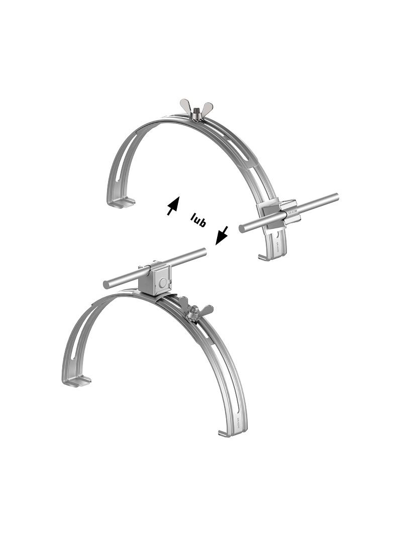 AN-15EM/OH/ Uchwyt gąsiorowy rozsuwany EasyM /OH/