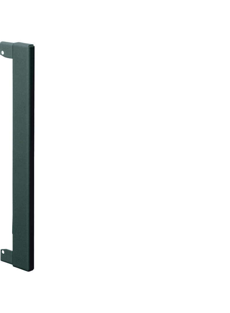 tehalit.BRN65/ BR65 Końcówka do przebicia w ścianie 65x170, czarny