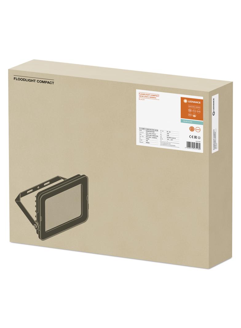 Naświetlacz LED FLOOD COMPACT V 180W 840 SYM 100 BK 4058075575189 LEDVANCE