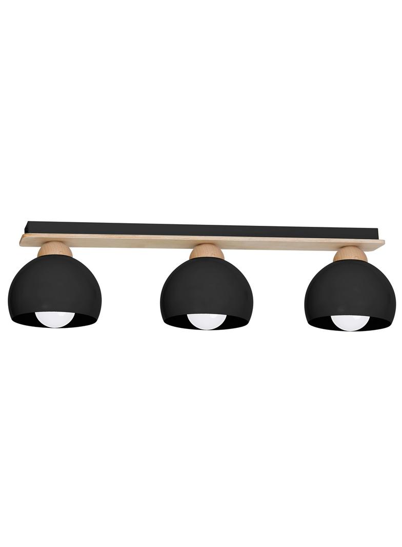 Milagro plafon Dama Black 3xE27 MLP6560