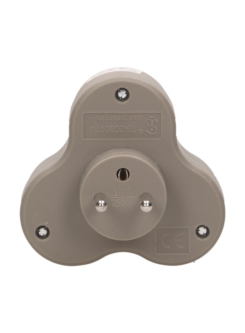 Rozgałęźnik 3x2P+Z szary OR-AE-13134/G ORNO