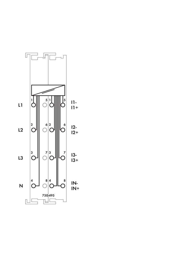 moduł pomiaru mocy 3-fazowej 690 V AC/1 A