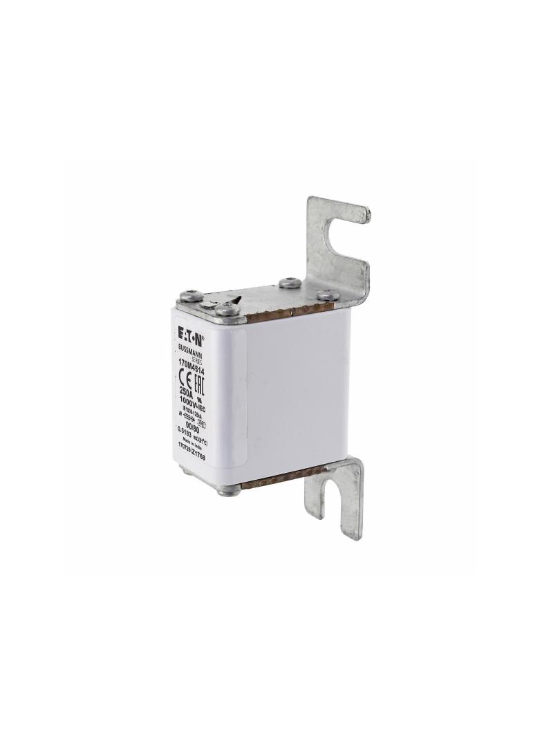 250A 1000V 00/80 aR INDICATOR FUSE Wkładka szybka 250A AC 1000V DIN 00 aR DIN IEC pojedyczn 170M4814