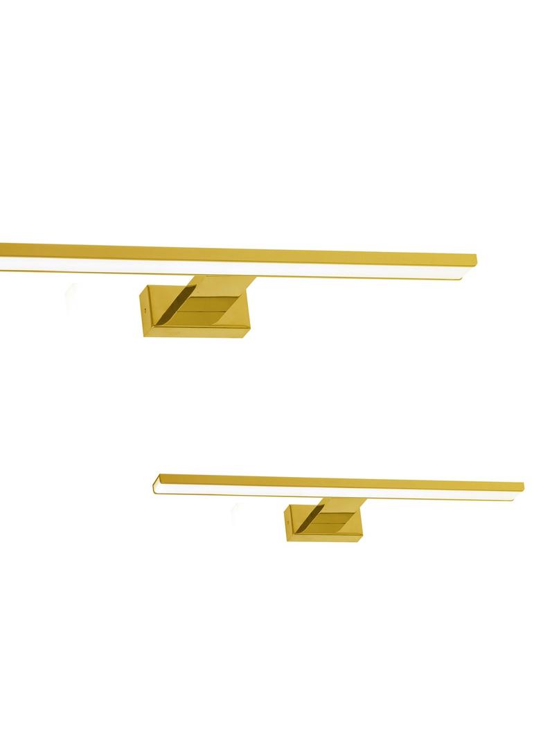 Milagro kinkiet łazienkowy nad lustro LED Shine 15W 1050lm 4000K złoty ML6338