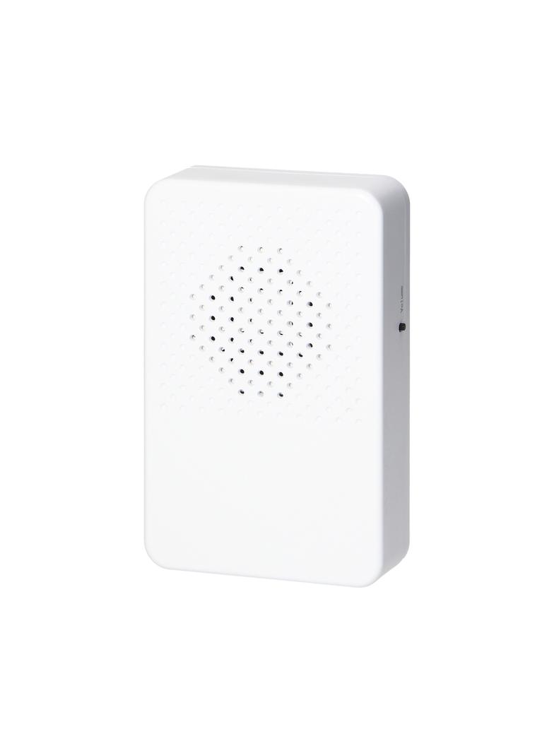 Dzwonek elektroniczny jednotonowy LARK MAXI AC, 230V, śnieżno biały OR-DP-MR-161/PW ORNO