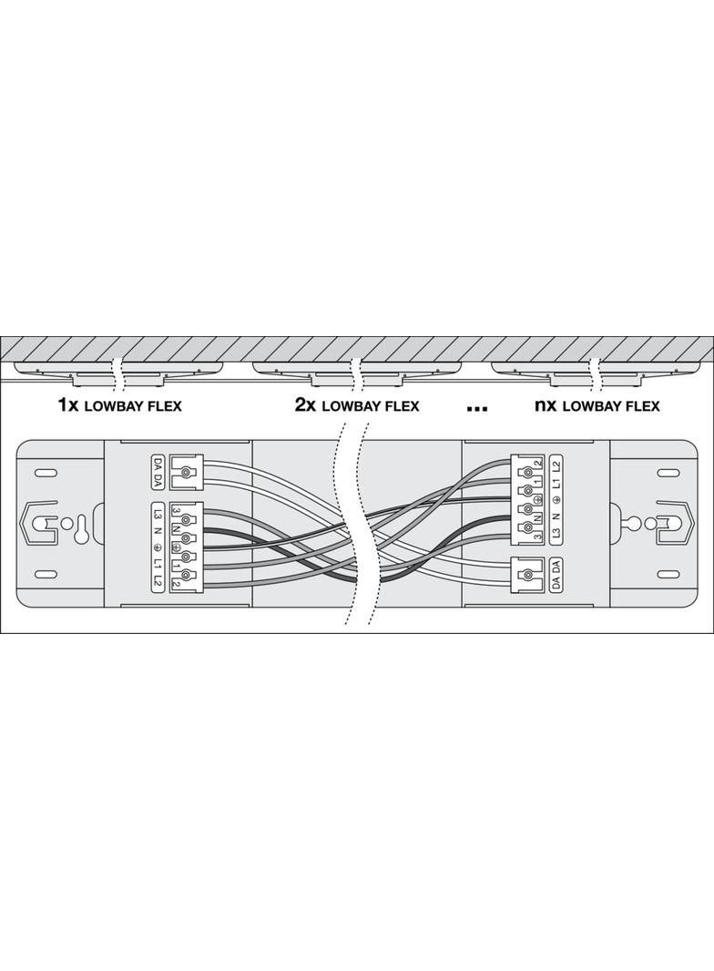 Oprawa LOW BAY FLEX 1500 DALI P 105W 840 W