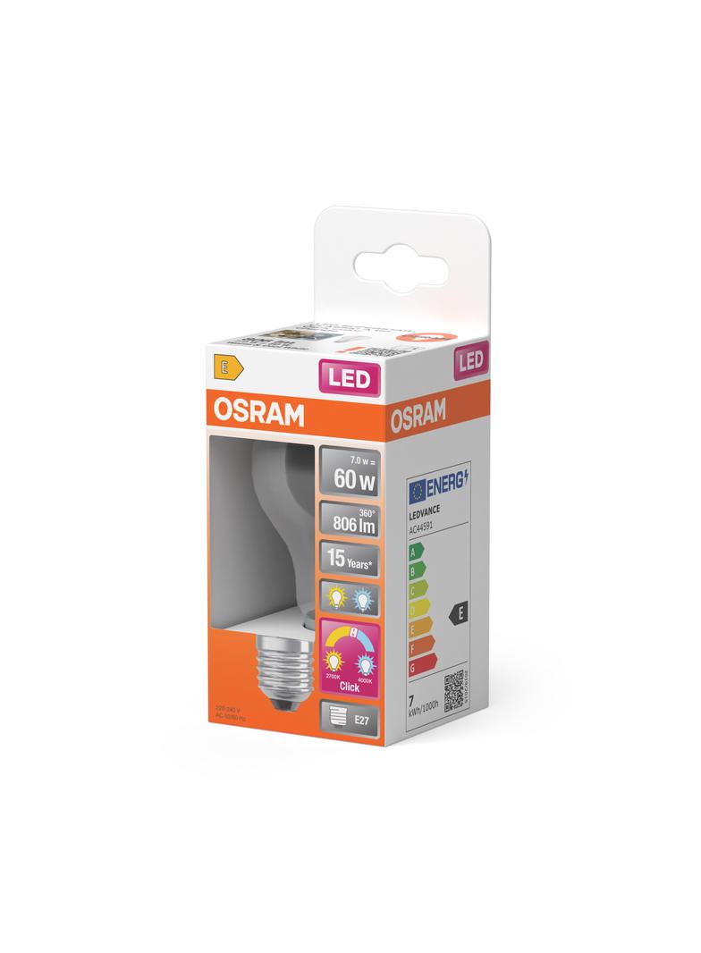 Lampa LED STAR+ non-dim CL A60 Act&Rel FILAMENT 7W 827 E27