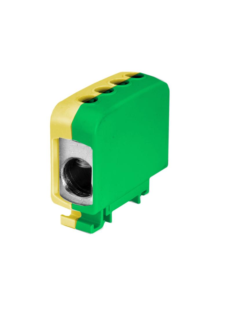 ZGG1x95z-g ,  Złączka sz. gwint. AL/CU, 1 x 95 mm2, TS 35/ 1 tor, żółto-zielony