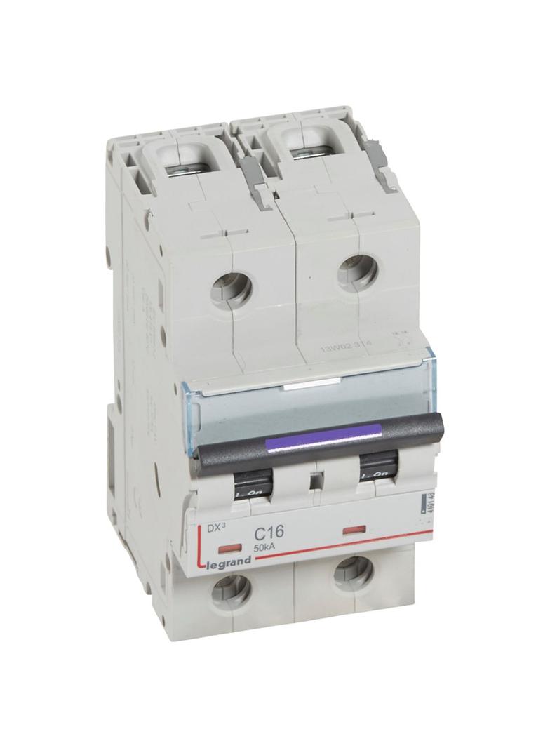 Wyłącznik Nadprądowy S322 C16 2P 16A 50Ka DX3 410148 LEGRAND