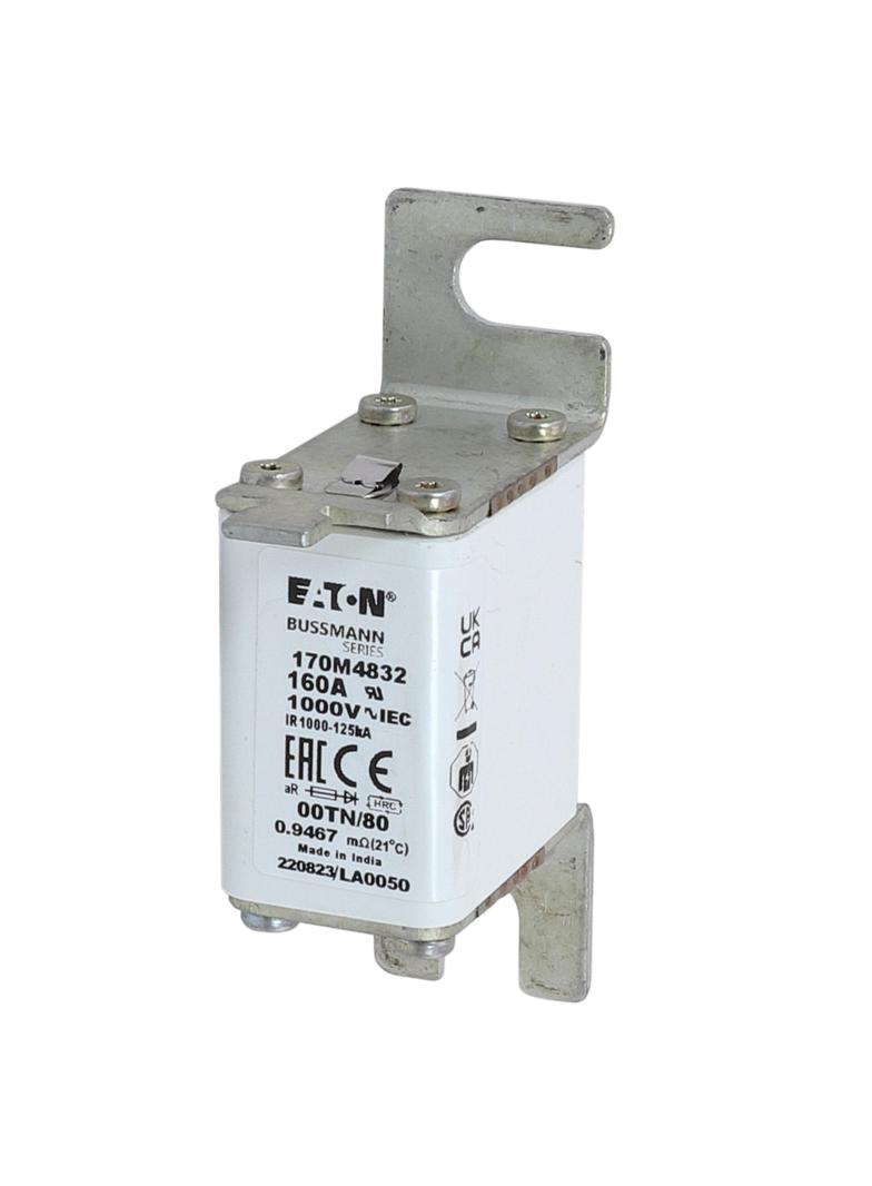 160A 1000V 00TN/80 aR INDICATOR FUSE Wkładka szybka 160A AC 1000V rozmiar 00 30x47x98 mm aR, 170M483