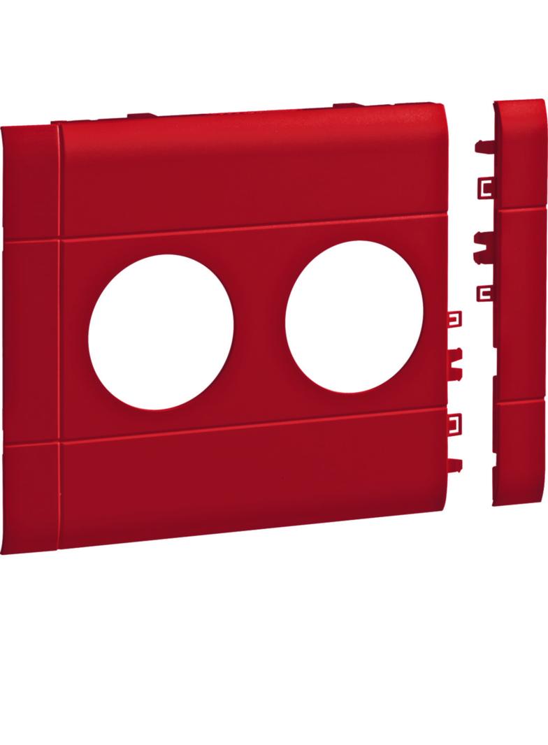 tehalit.WA Maskownica podwójna ABS bezhalogenowy 120mm czerwony GB120203020 HAGER