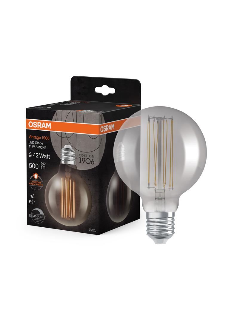 Lampa LED Vintage 1906 SMOKE 95 dim 11W/818 E27