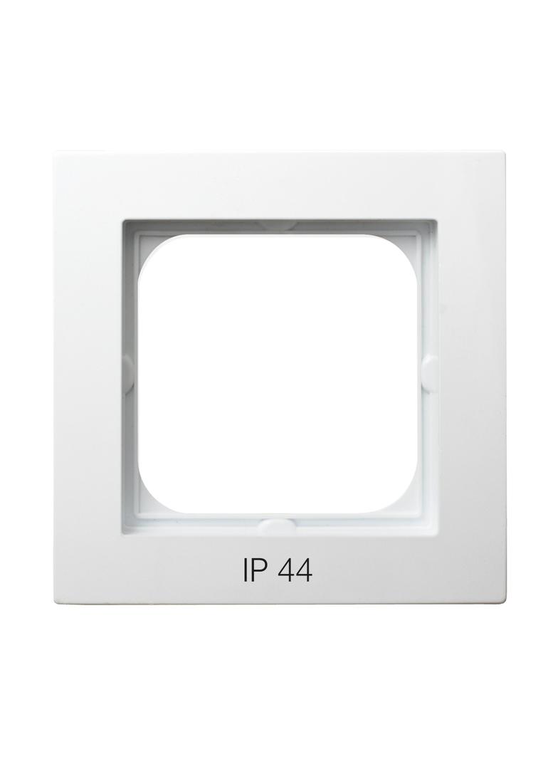 AS Ramka pojedyncza do łączników IP-44 - kolor biały