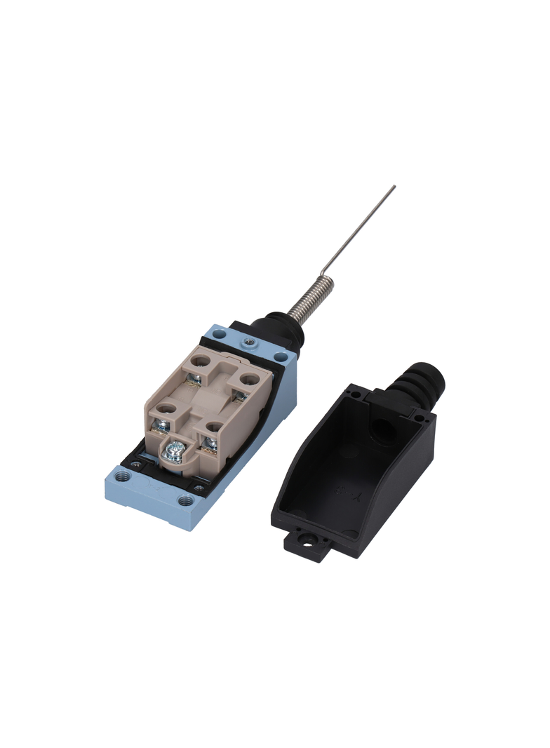 ŁĄCZNIK KRAŃCOWY (METAL / TWORZYWO) DZWIGNIA SPRĘŻYNOWA