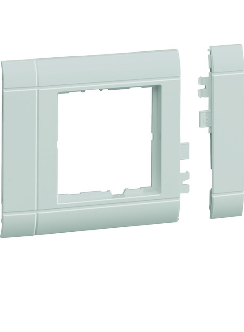 tehalit.WA Maskownica 80mm 1-krotna 50x50mm PC-ABS bezhalogenowy jasnoszary