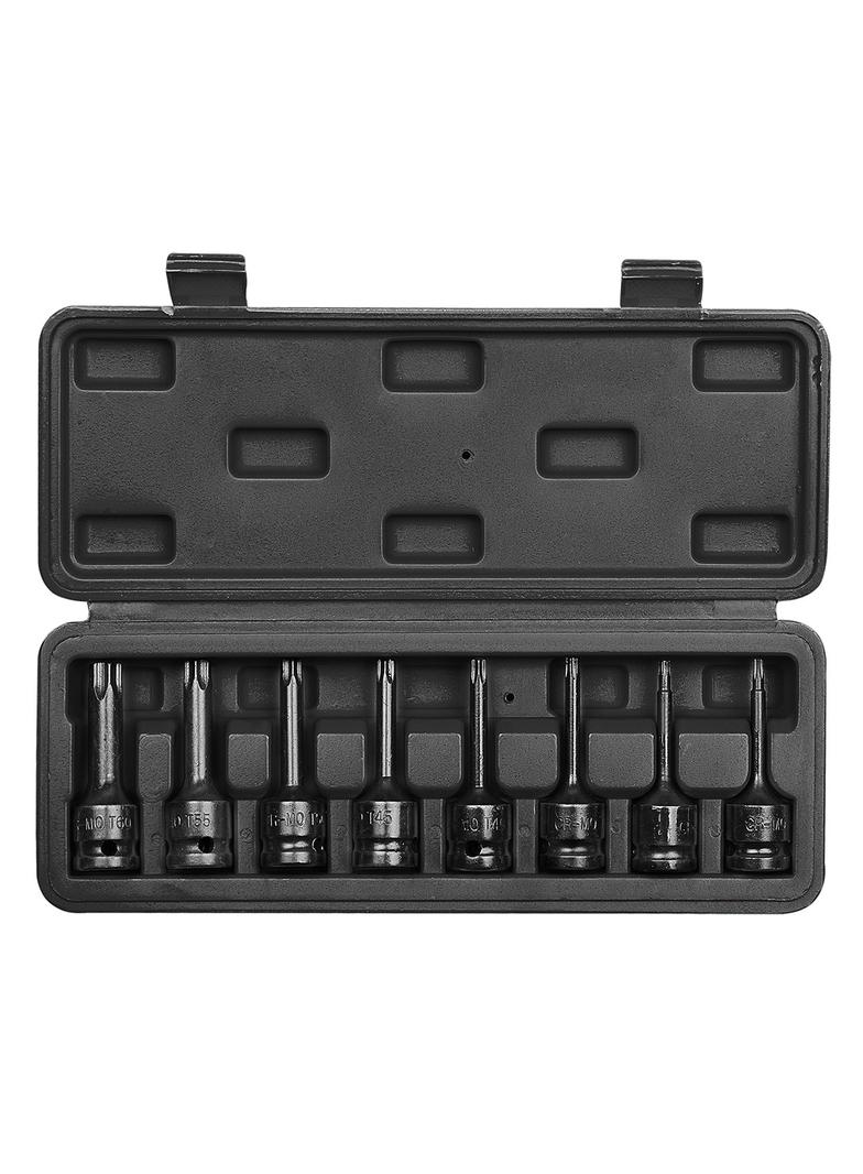 Klucze udarowe Torx 1/2", zestaw 9 szt.