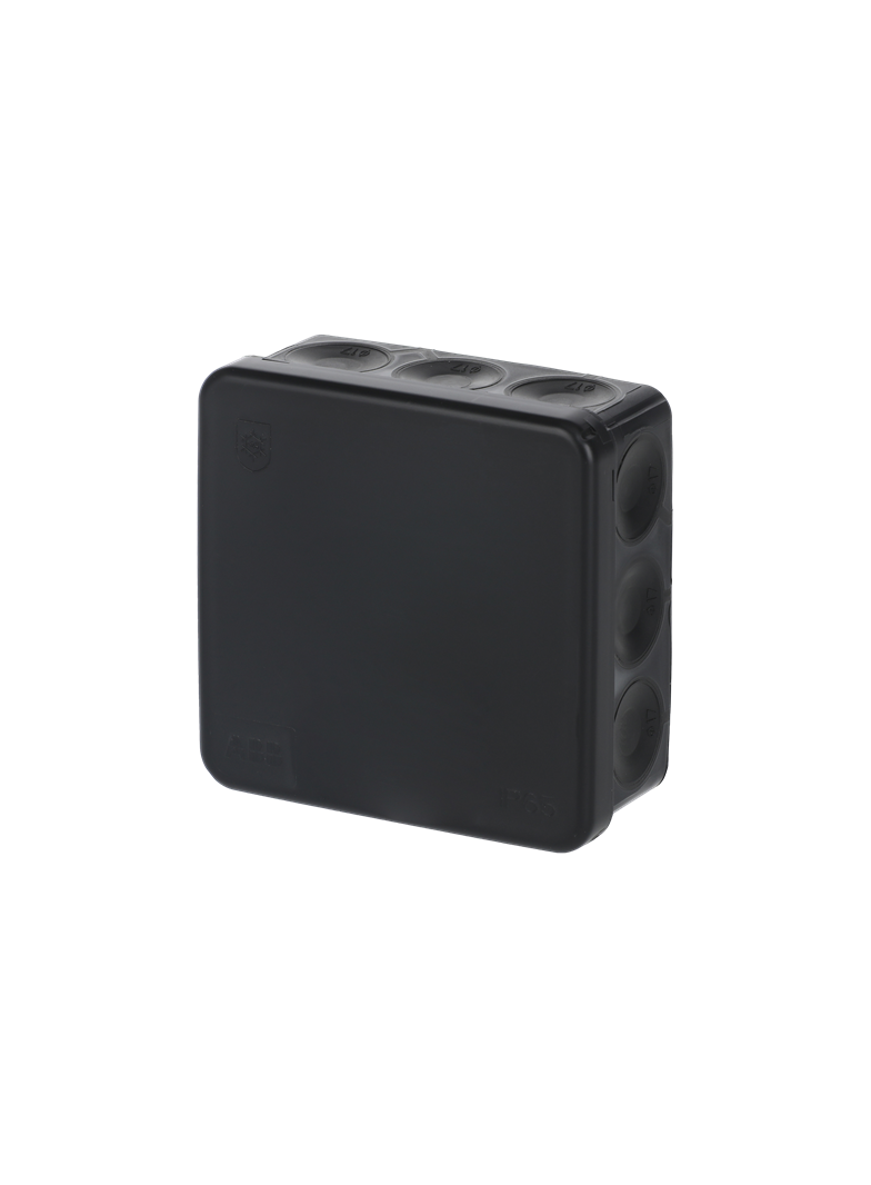 Puszka IP55 86x86 mm czarna