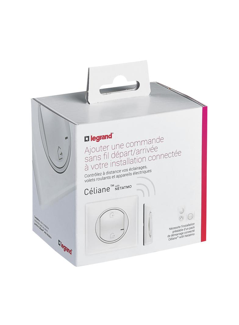 CELIANE WITH NETATMO - ŁĄCZNIK BEZPRZEWODOWY WYJŚCIE/POWRÓT BIAŁY, Legrand