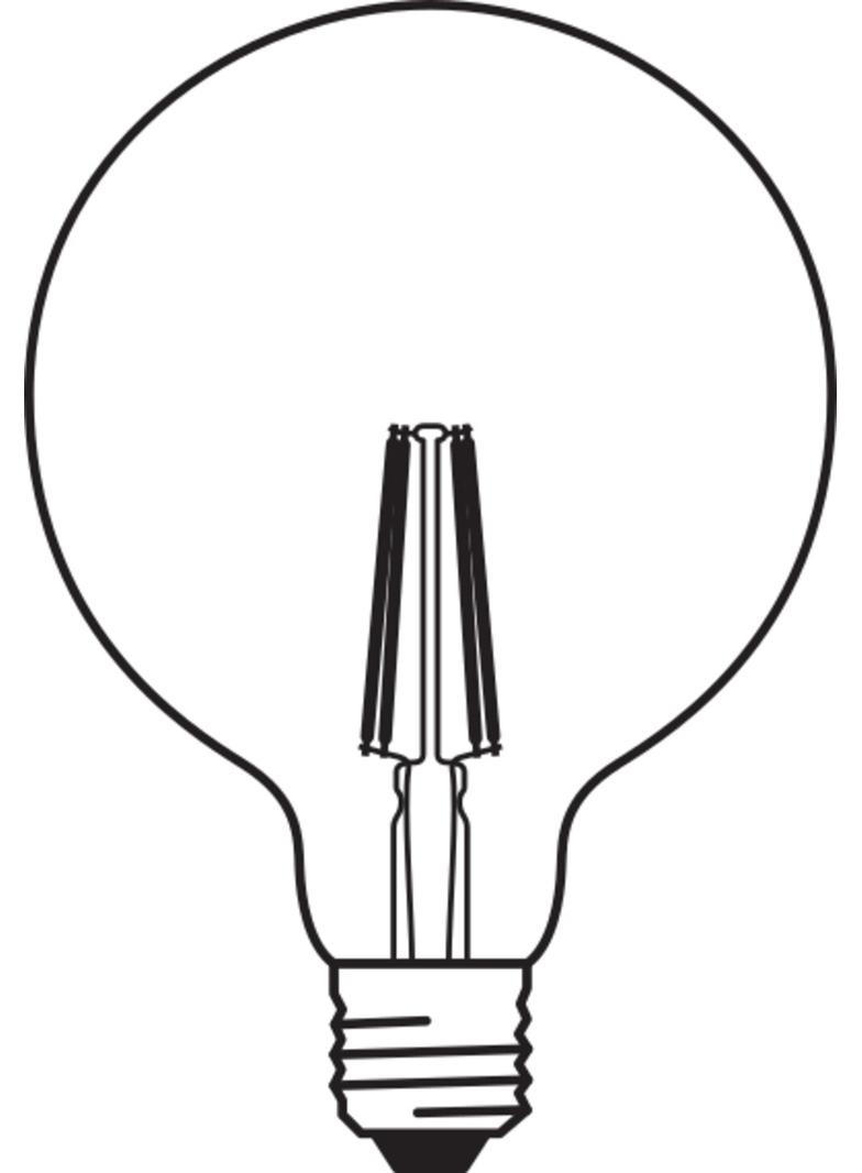 Lampa LED SMART+ WiFi CL Globe125 Smoke DIM 44  6W/825 E27